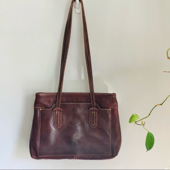 Roma Handbags - Isa 1982 Roma Medium Size Genuine Leather Handbag Made in Italy Purse Tote